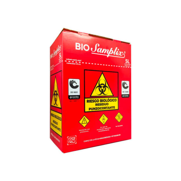 Contenedor de bioseguridad 5L